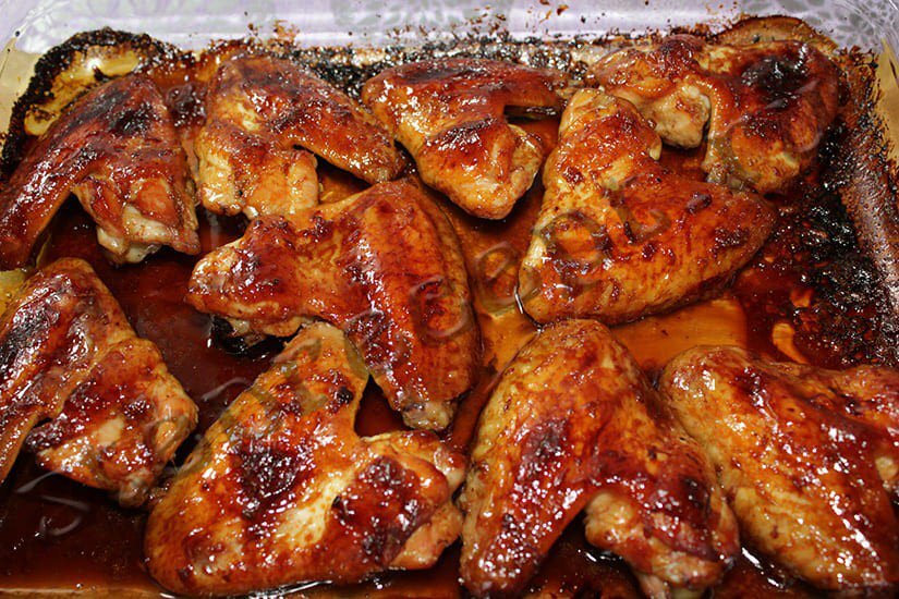 куриные крылышки в духовке рецепт с фото Куриные крылышки в медово-соевом соусе с имбирем
