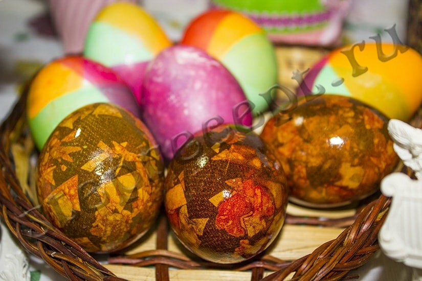 Красивые пасхальные яйца