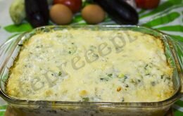 Омлет с цветной капустой в духовке