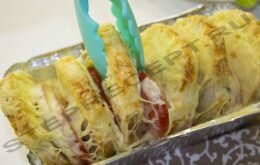 Горячие бутерброды с колбасой и сыром