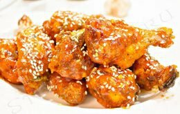 крылышки в кисло сладком соусе