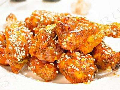 крылышки в кисло сладком соусе