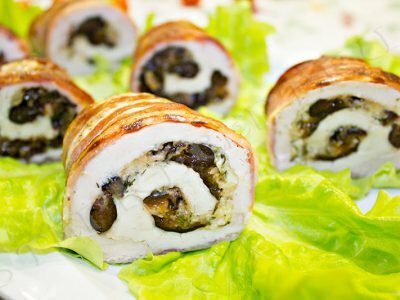 куриные рулетики с начинкой