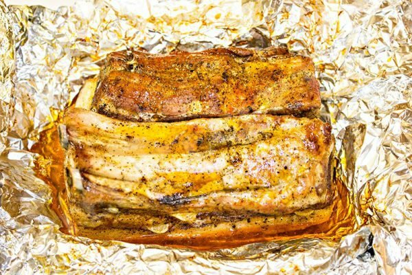 грудинка в духовке в фольге пошаговый рецепт