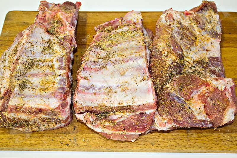 ребрышки на углях