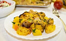 картошка с мясом в рукаве