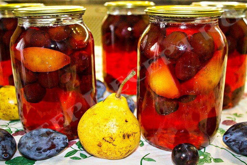 как сделать компот из груши.