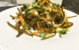морская капуста с морковкой