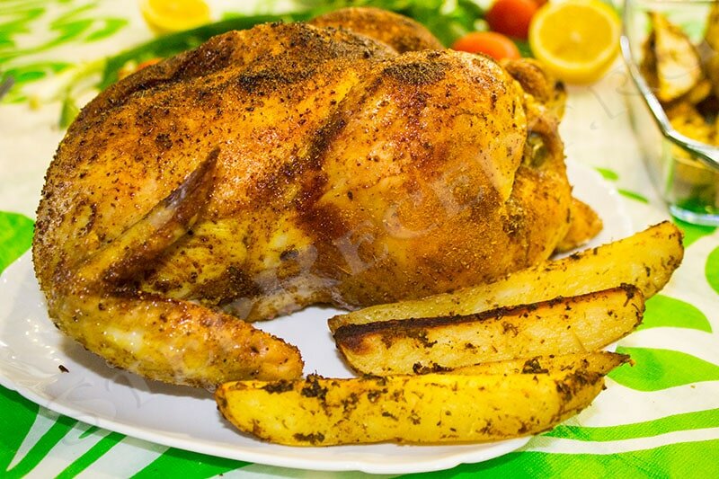 курица в духовке на праздничный стол