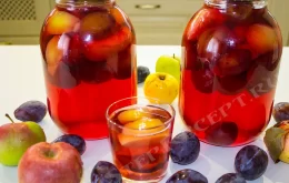 Компот из Слив и Яблок на Зиму