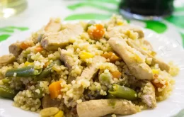 Теплый Салат из Кус-Куса