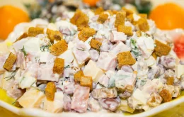 рецепт салат гость на пороге