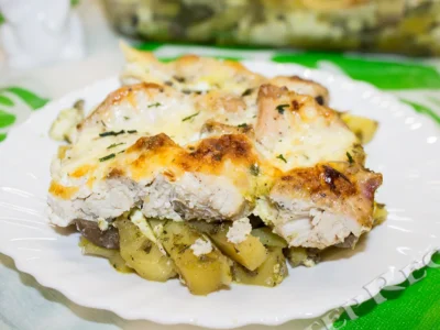филе куриное запеченное в духовке с картошкой